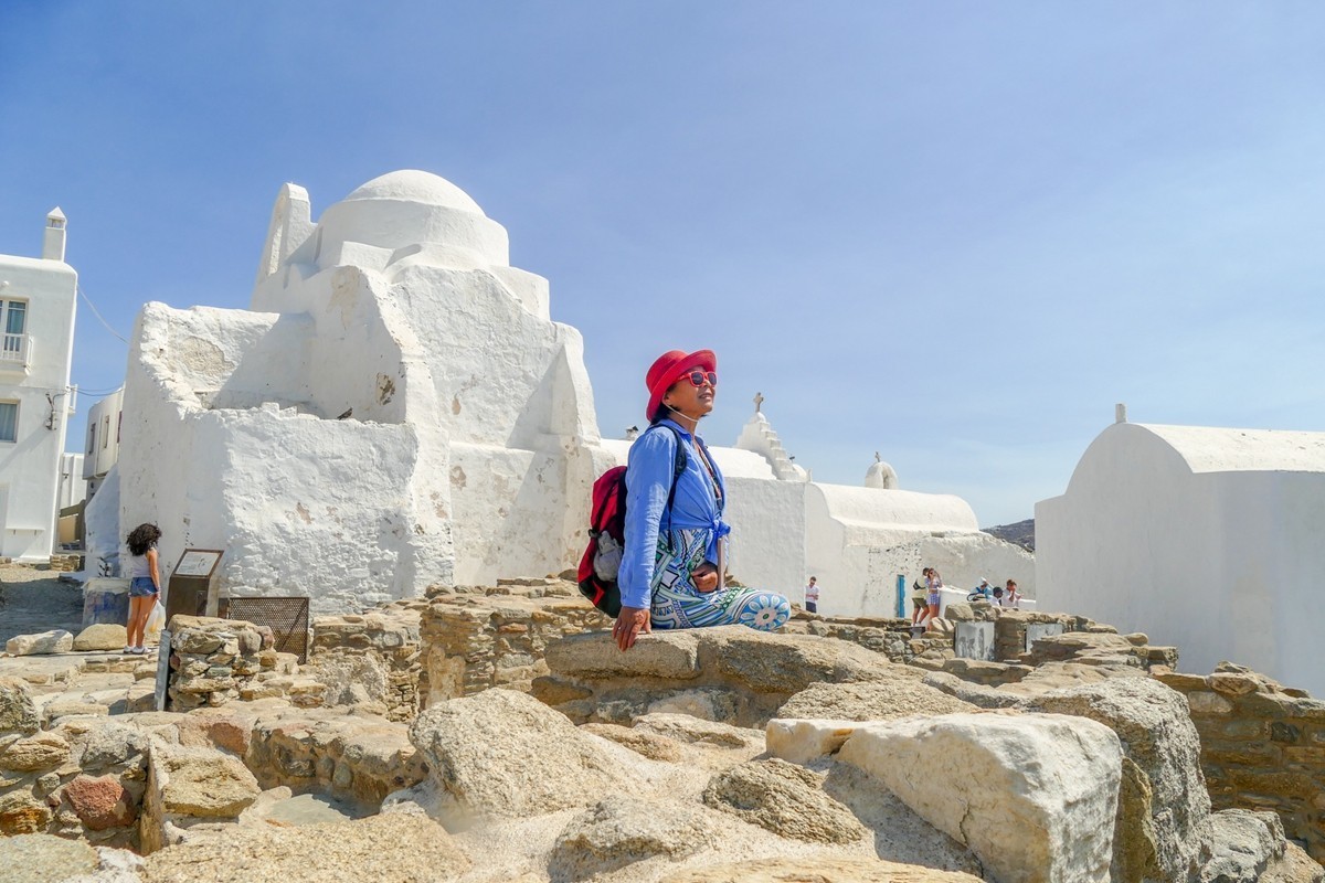 “米岛”留影（希腊之Mykonos岛）