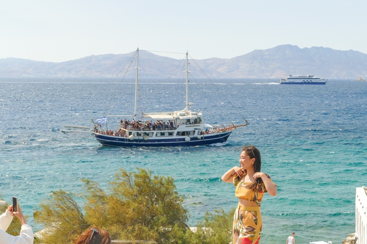 “米岛”留影（希腊之Mykonos岛）