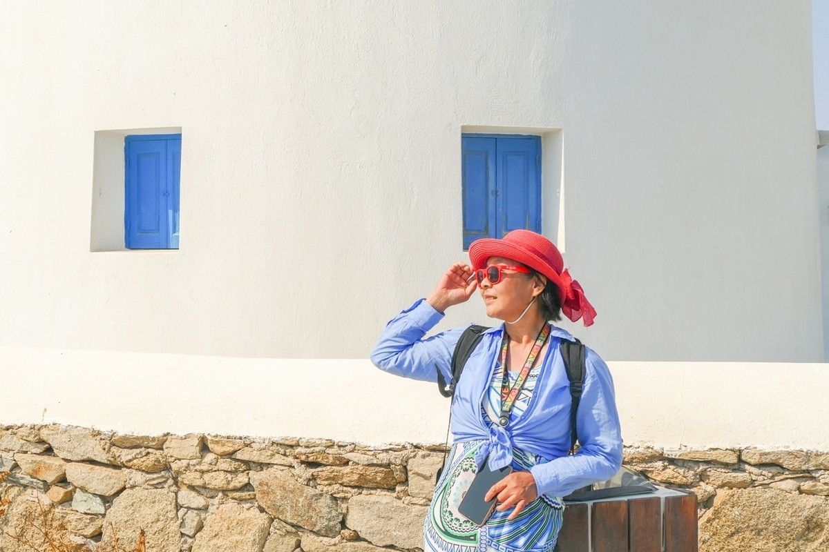 “米岛”留影（希腊之Mykonos岛）