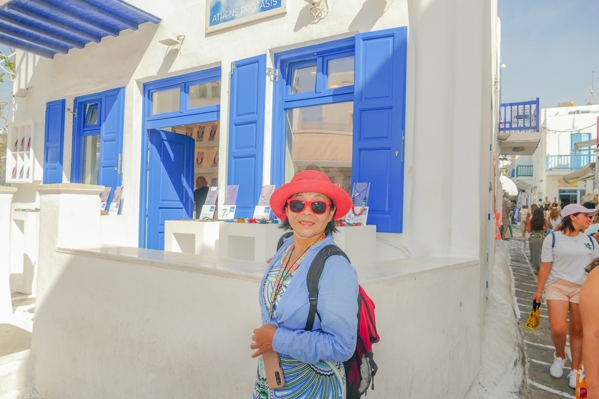 “米岛”留影（希腊之Mykonos岛）