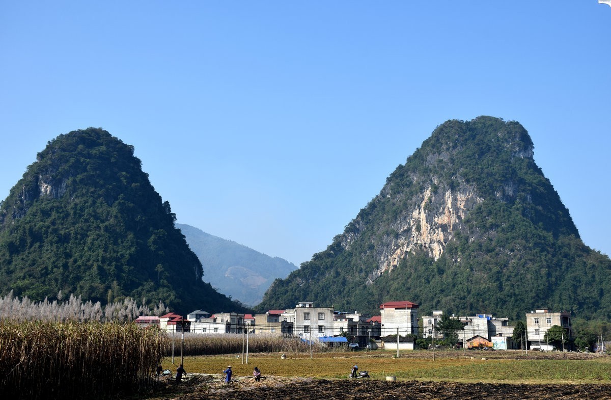 2024春节 滇桂沿边行（57）下冻镇布局村