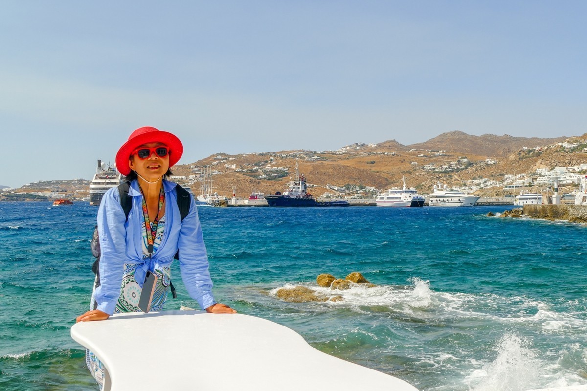 “米岛”留影（希腊之Mykonos岛）