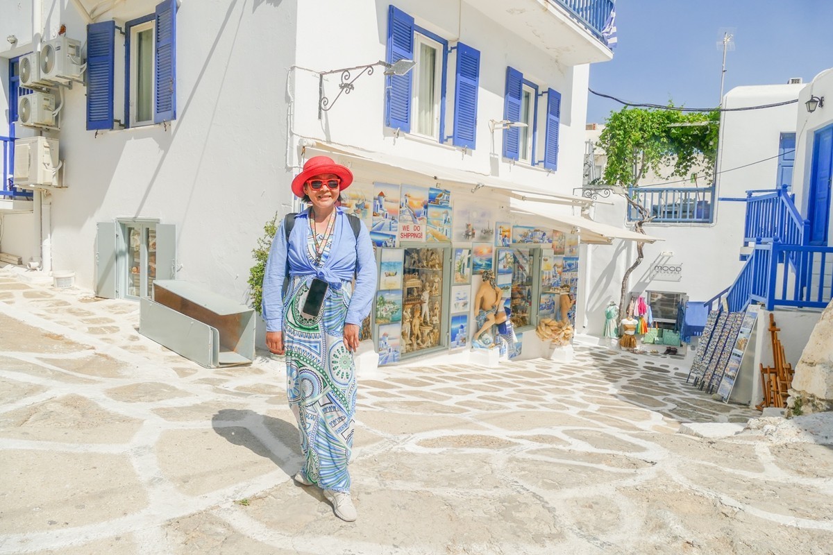 “米岛”留影（希腊之Mykonos岛）