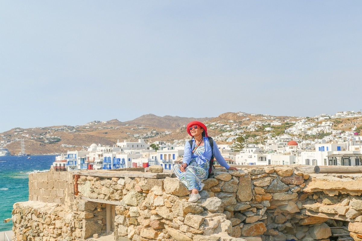 “米岛”留影（希腊之Mykonos岛）