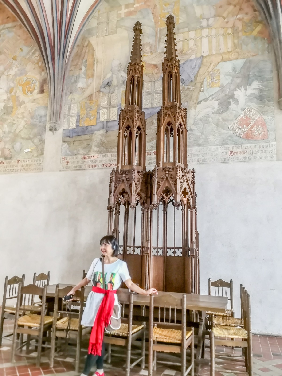 留影波兰之最大古城堡——马尔堡