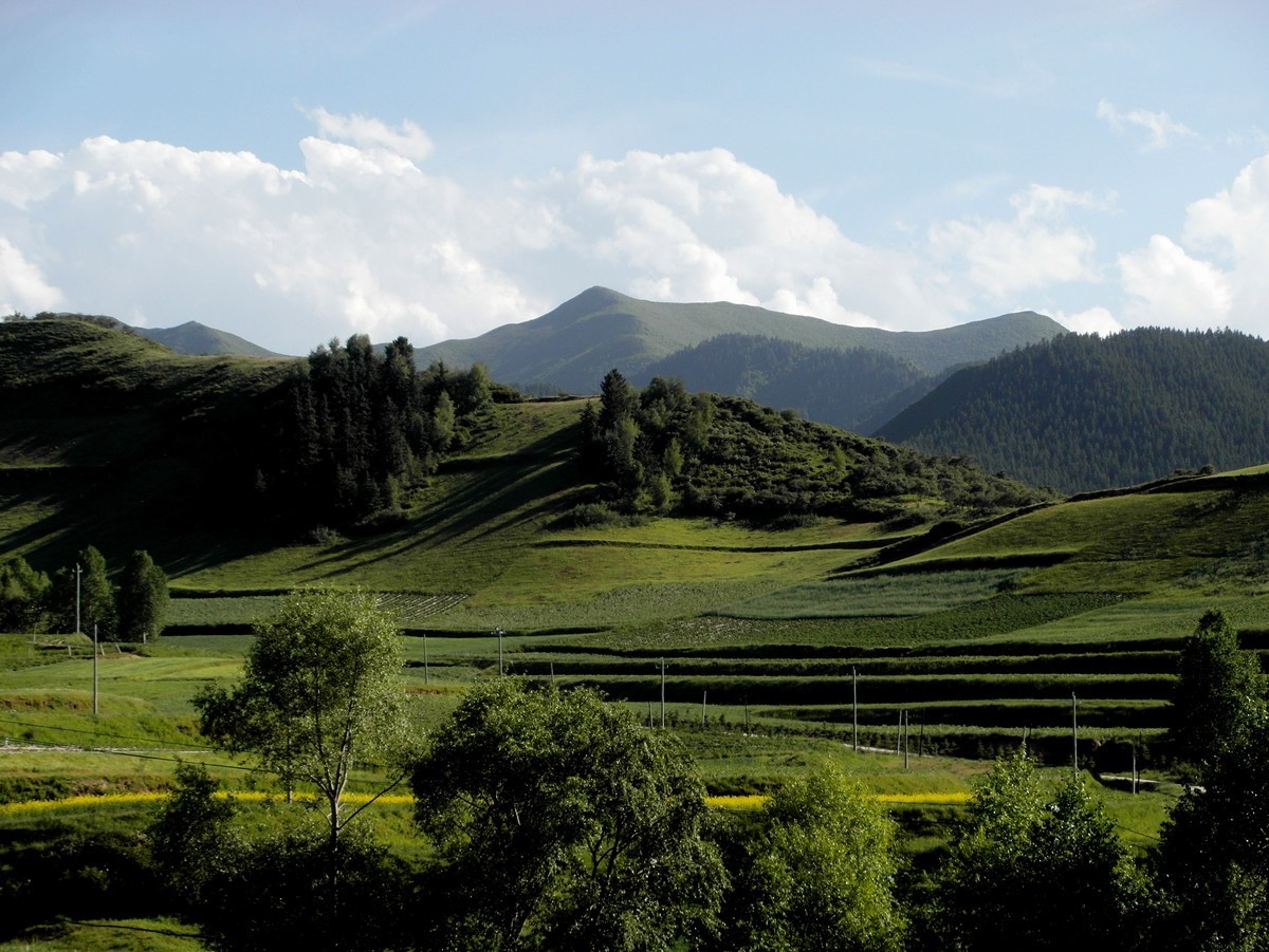 甘肃黄羊川山水