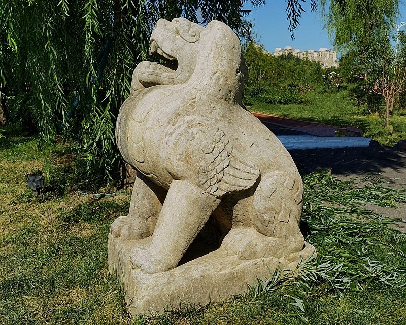 《不老松：纪实摄影》大美沧州系列報道：〔15〕百狮园！百狮园的石狮雄姿各异，历久沧