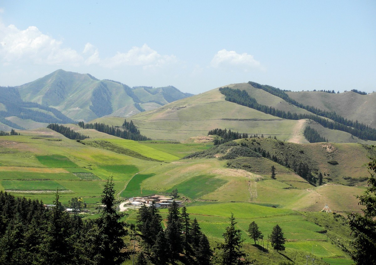 甘肃黄羊川山水
