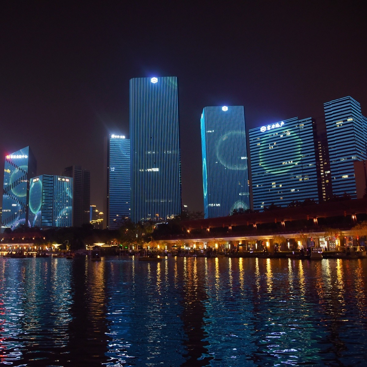 佛山千灯湖夜景