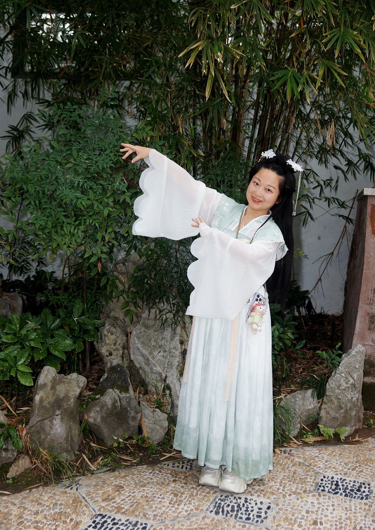 古琴台的古装美女！