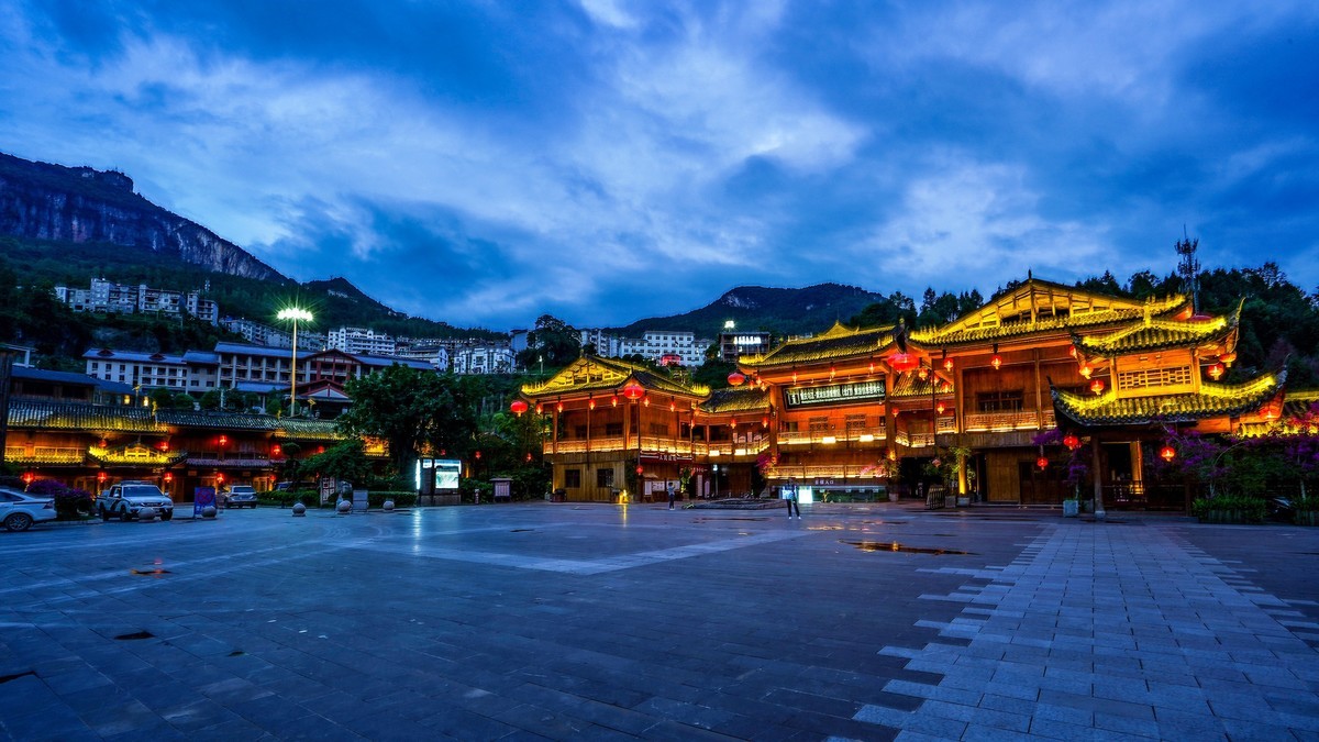 龚滩夜色