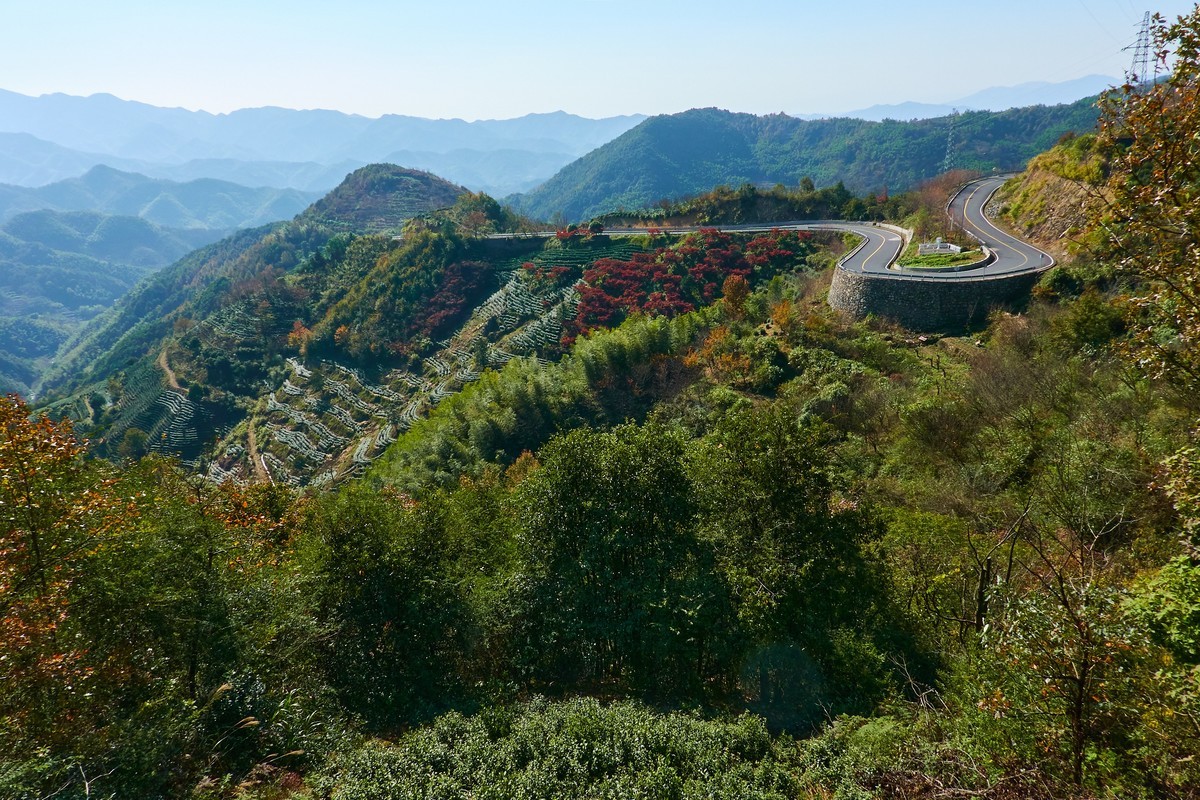 覆卮山秋意正浓 浙中