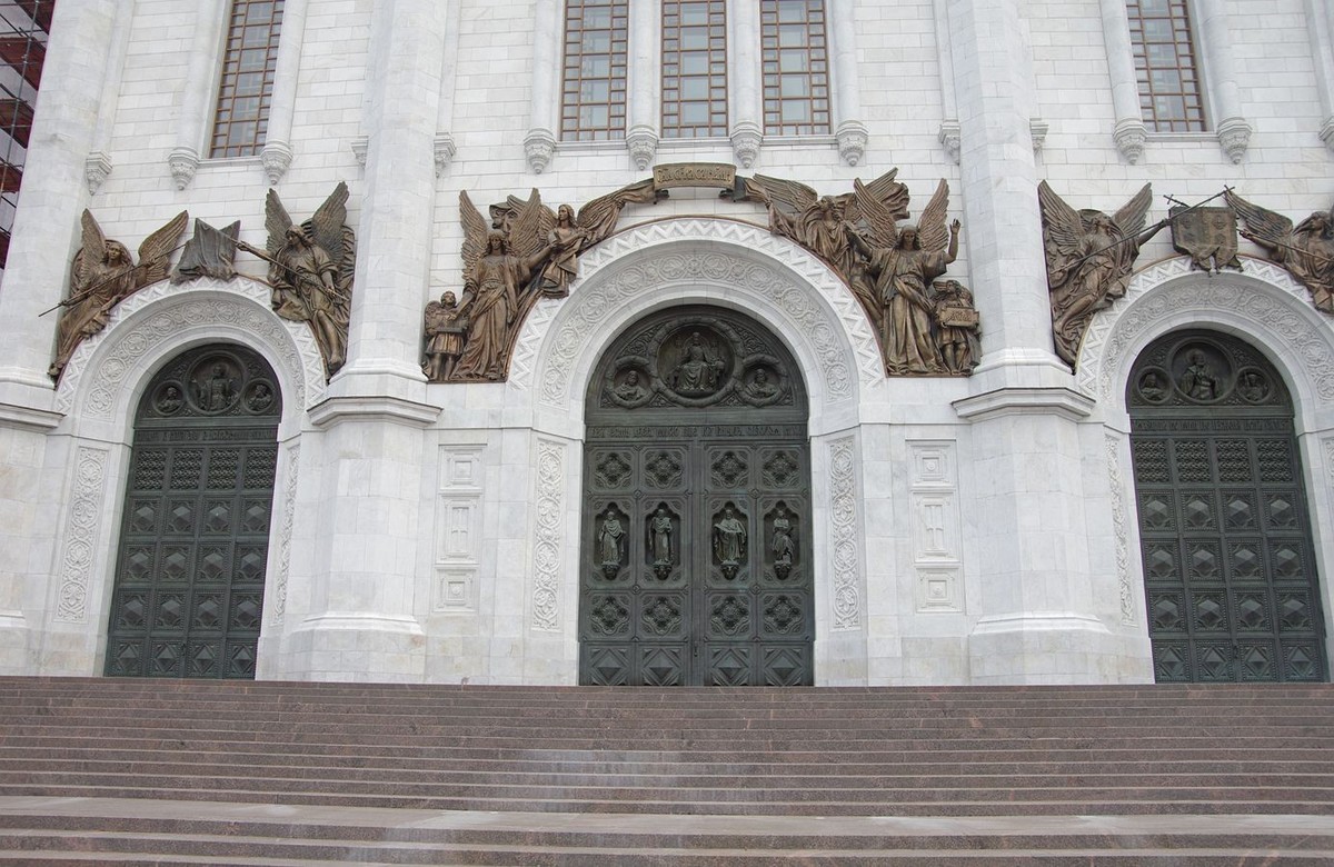 莫斯科基督救世主大教堂外观