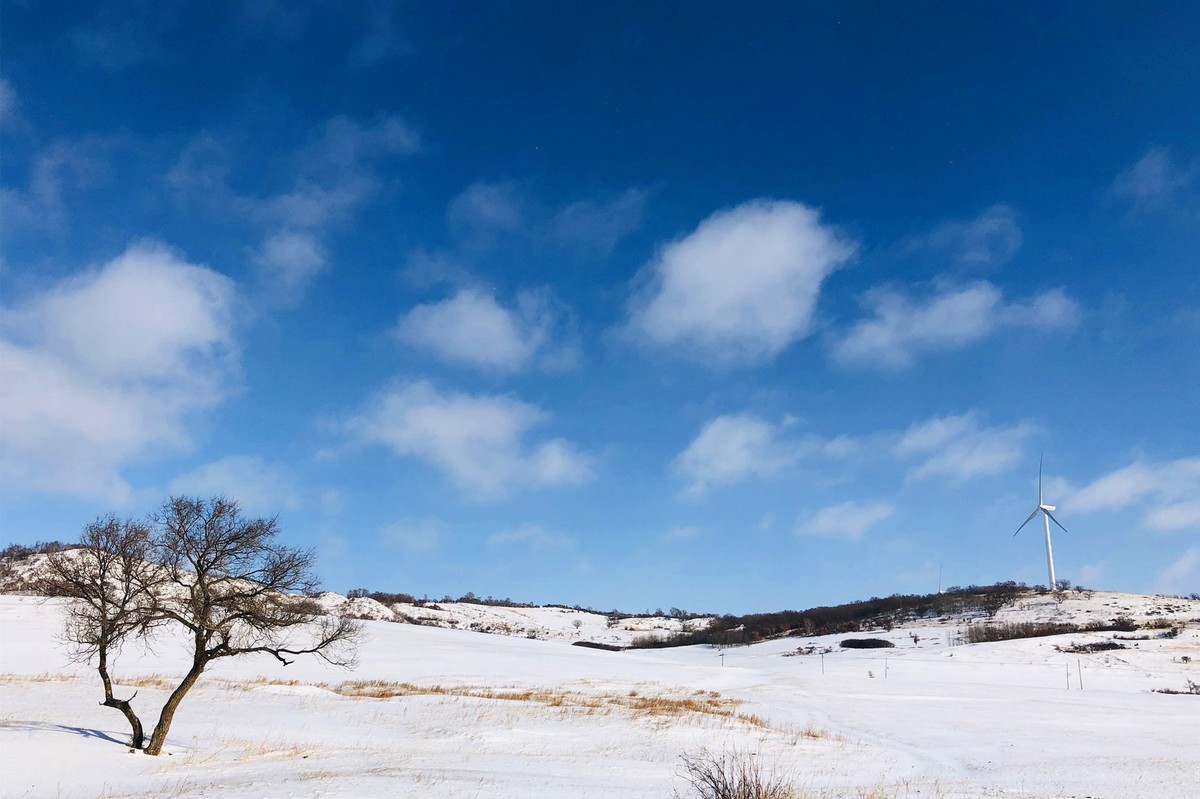 三月春已到，藏在御道口草原森林风景区里还未消失的雪