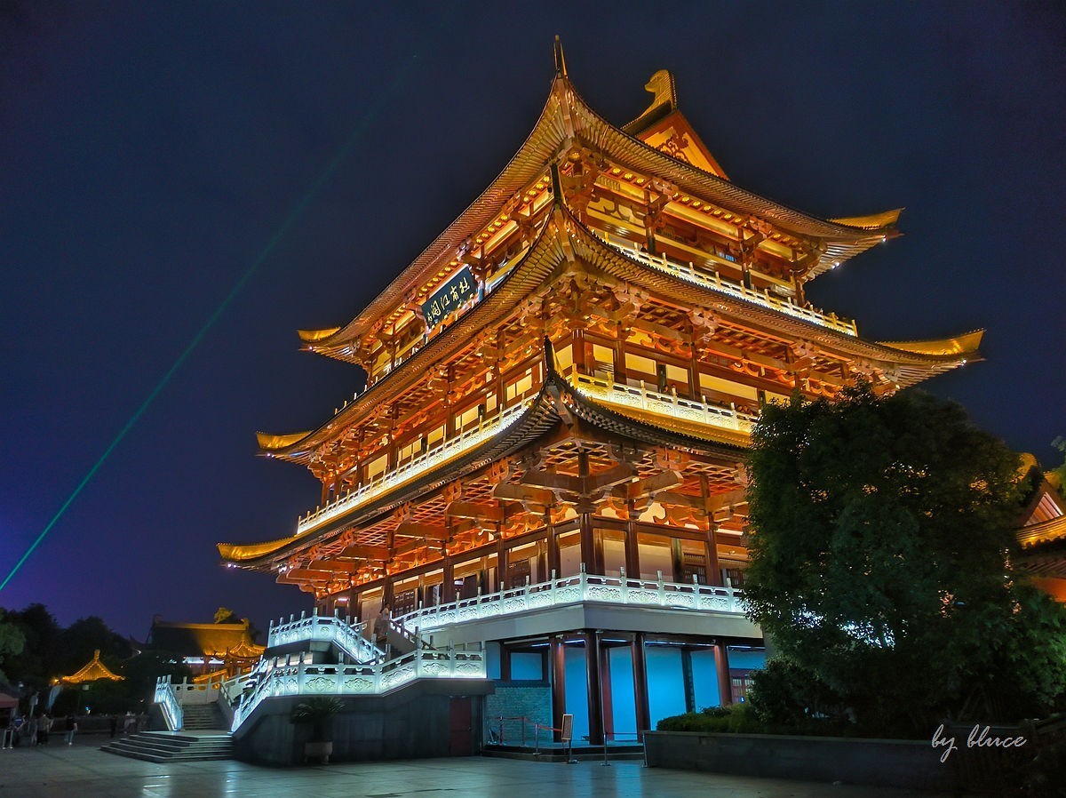 【长沙之行】夜游杜甫江阁（上）