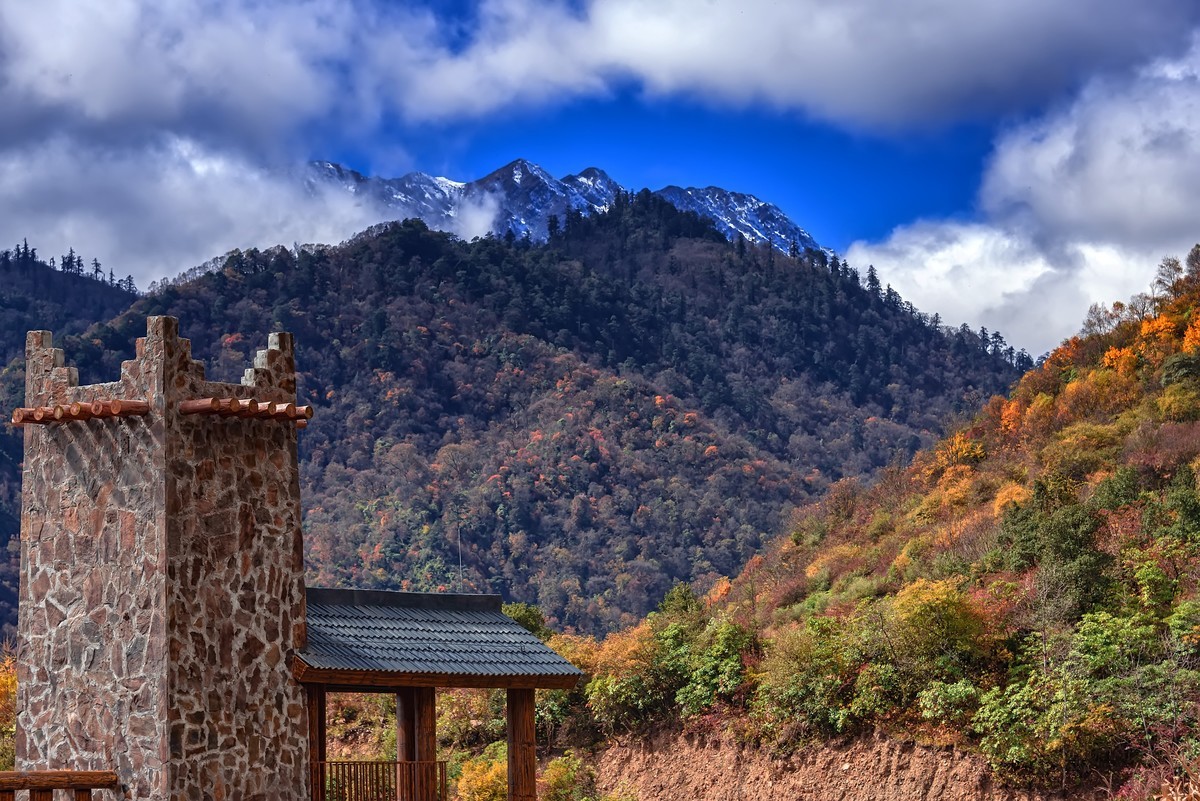 #留住美丽秋天#  2018. 10. 夹金山下 · 硗碛藏乡