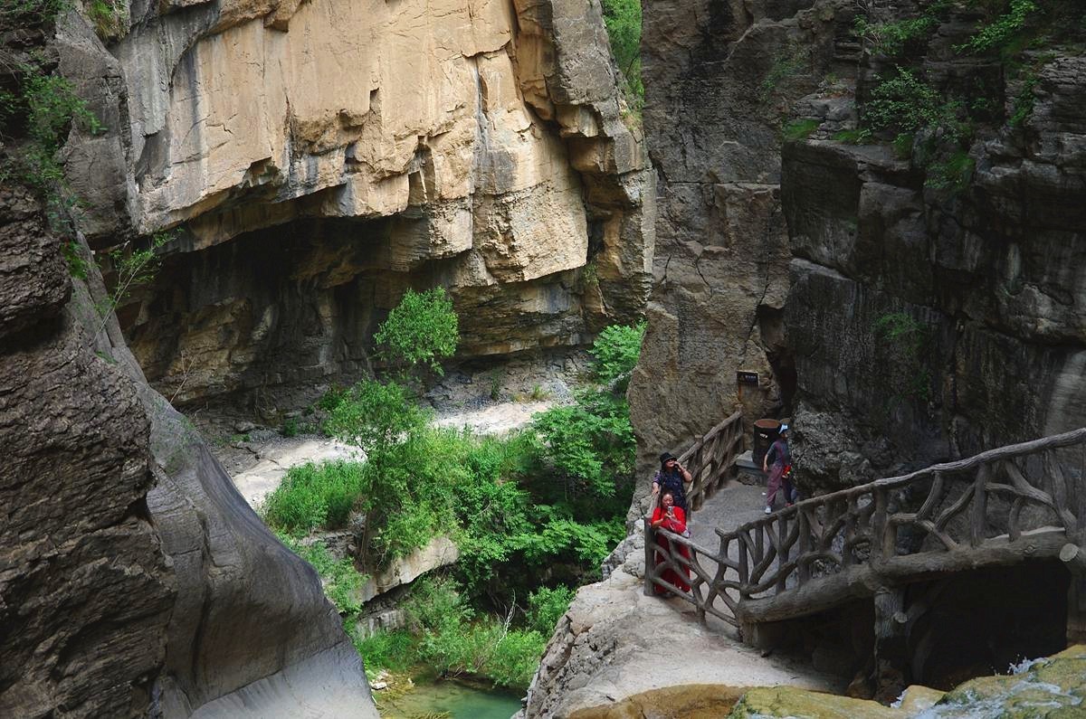 太行山通天峡自然奇观-神龟湖-22P