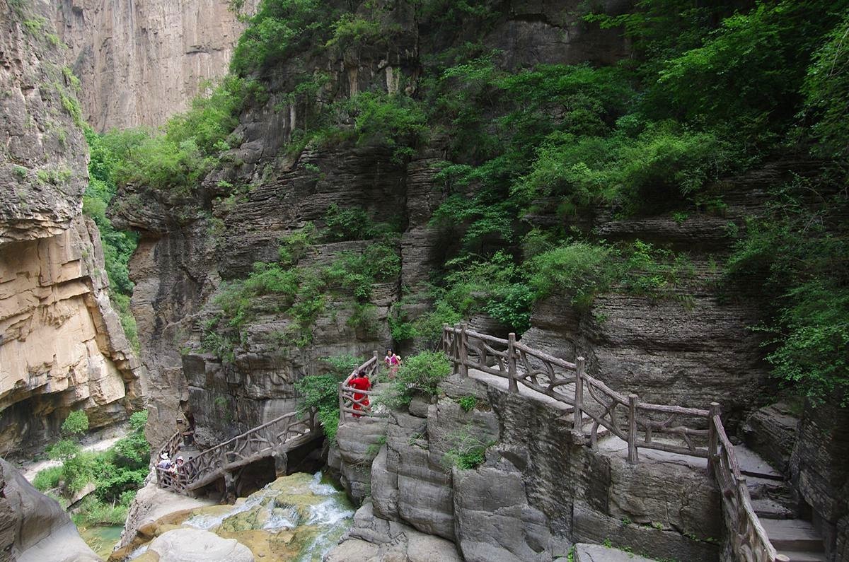 太行山通天峡自然奇观-神龟湖-22P