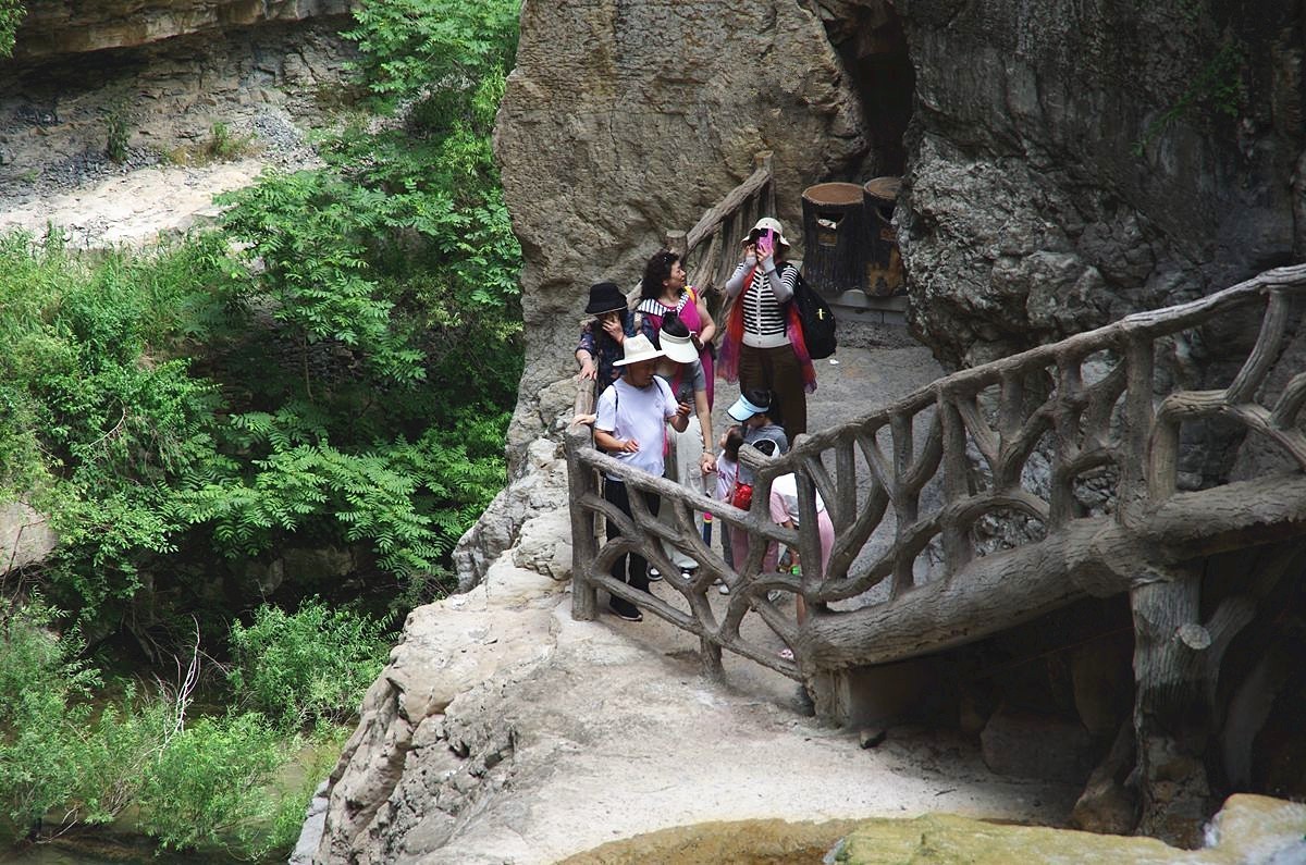 太行山通天峡自然奇观-神龟湖-22P