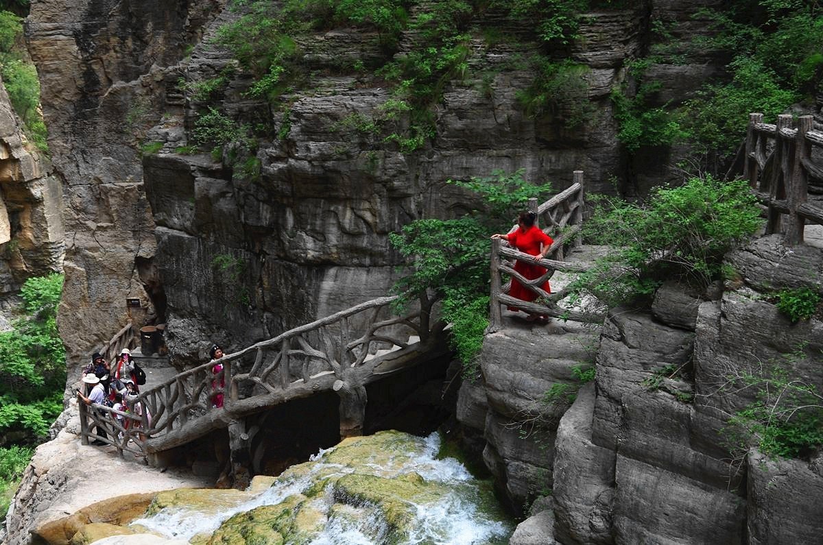 太行山通天峡自然奇观-神龟湖-22P