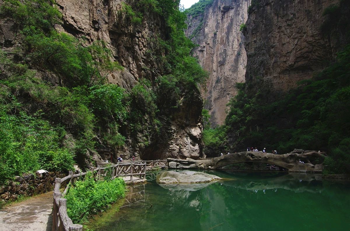 太行山通天峡自然奇观-神龟湖-22P