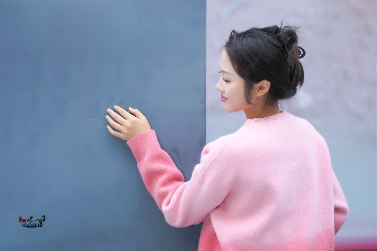 【冬日粉色少女】---小洁