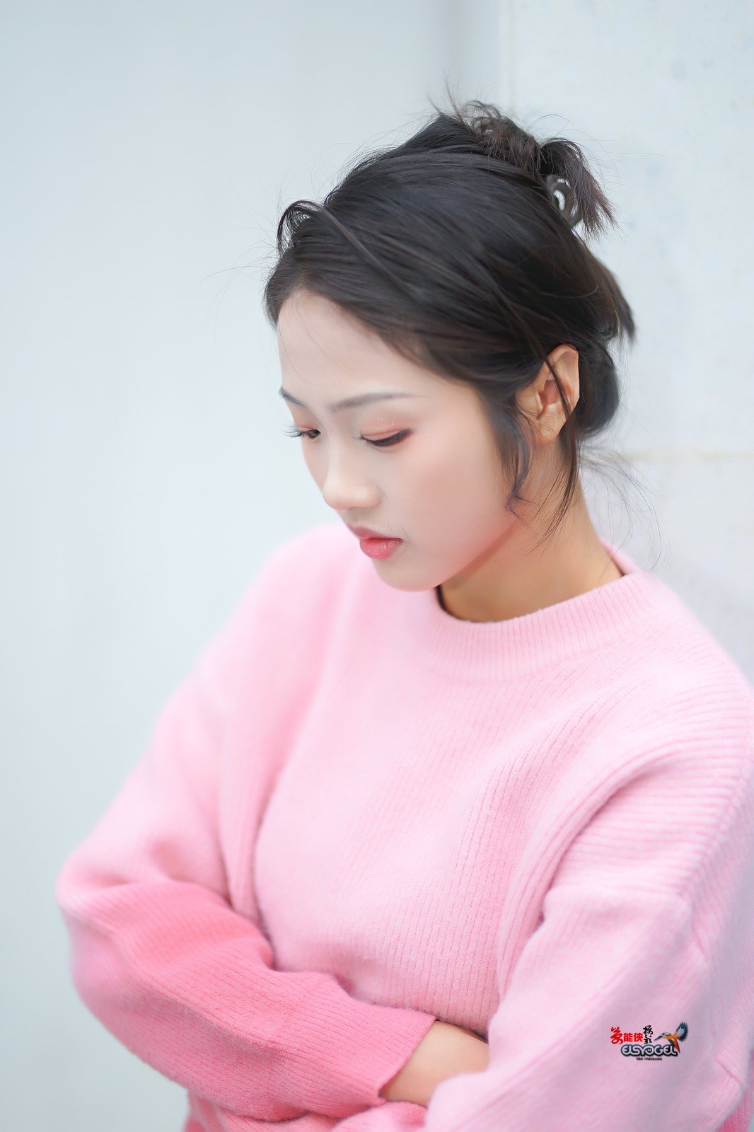 【冬日粉色少女】---小洁