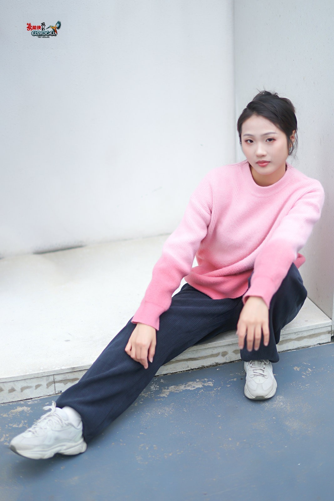 【冬日粉色少女】---小洁