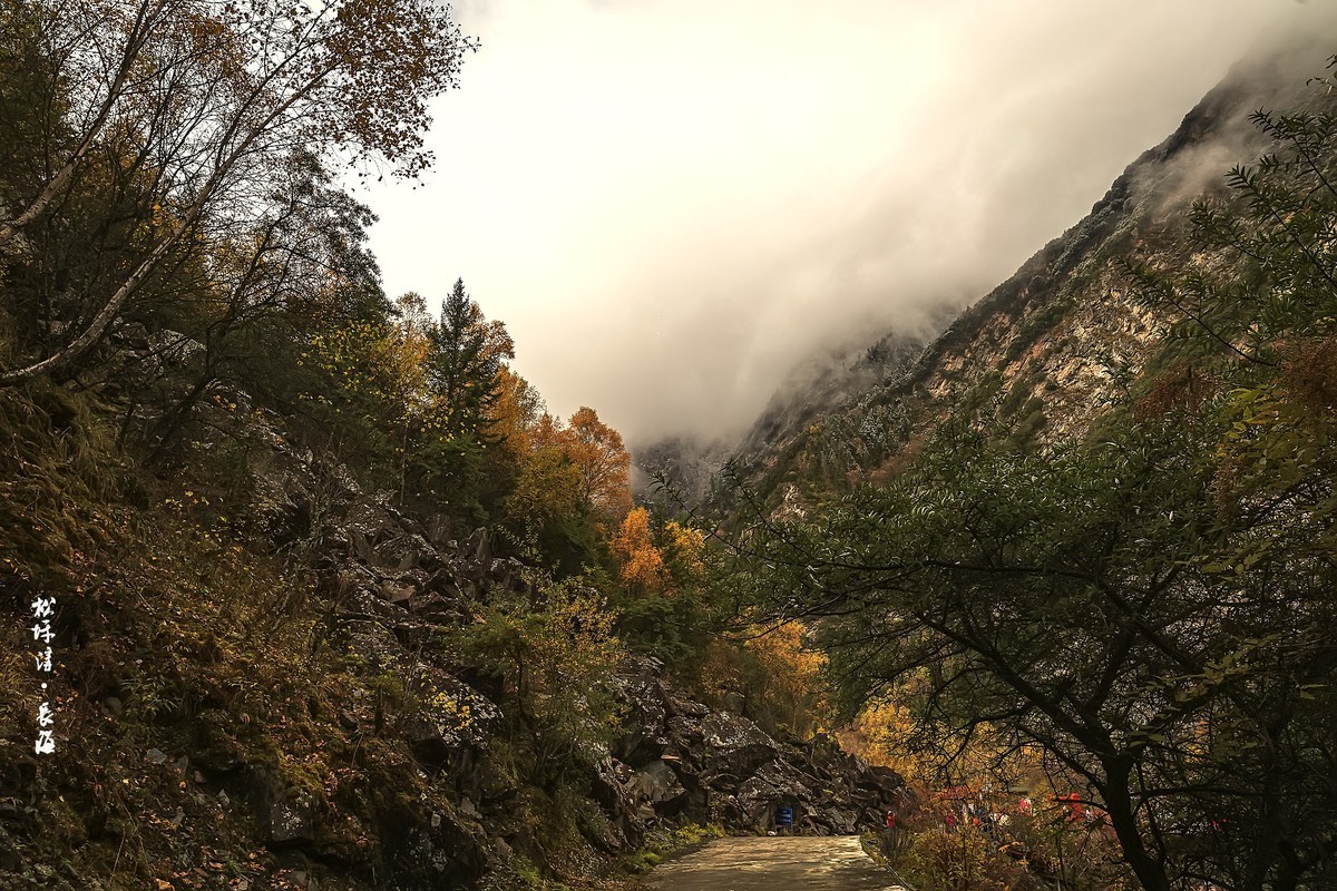 层林尽染松坪沟之长海