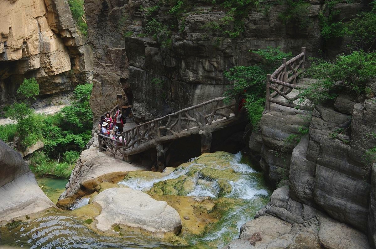 太行山通天峡自然奇观-神龟湖-22P