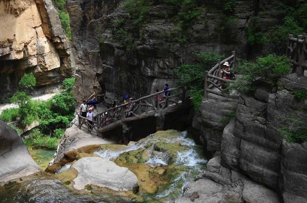 太行山通天峡自然奇观-神龟湖-22P