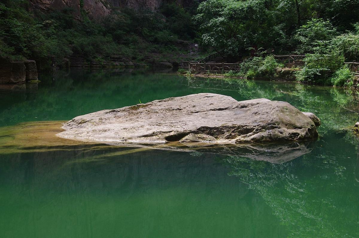太行山通天峡自然奇观-神龟湖-22P