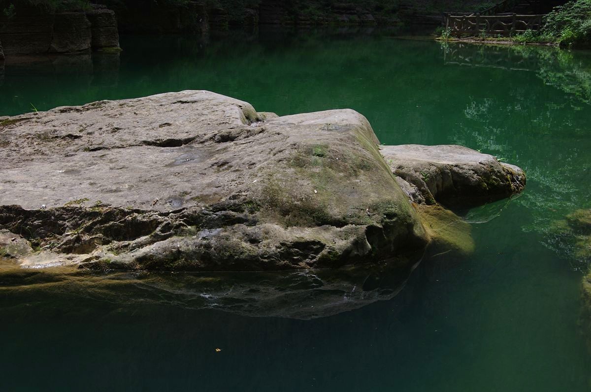 太行山通天峡自然奇观-神龟湖-22P