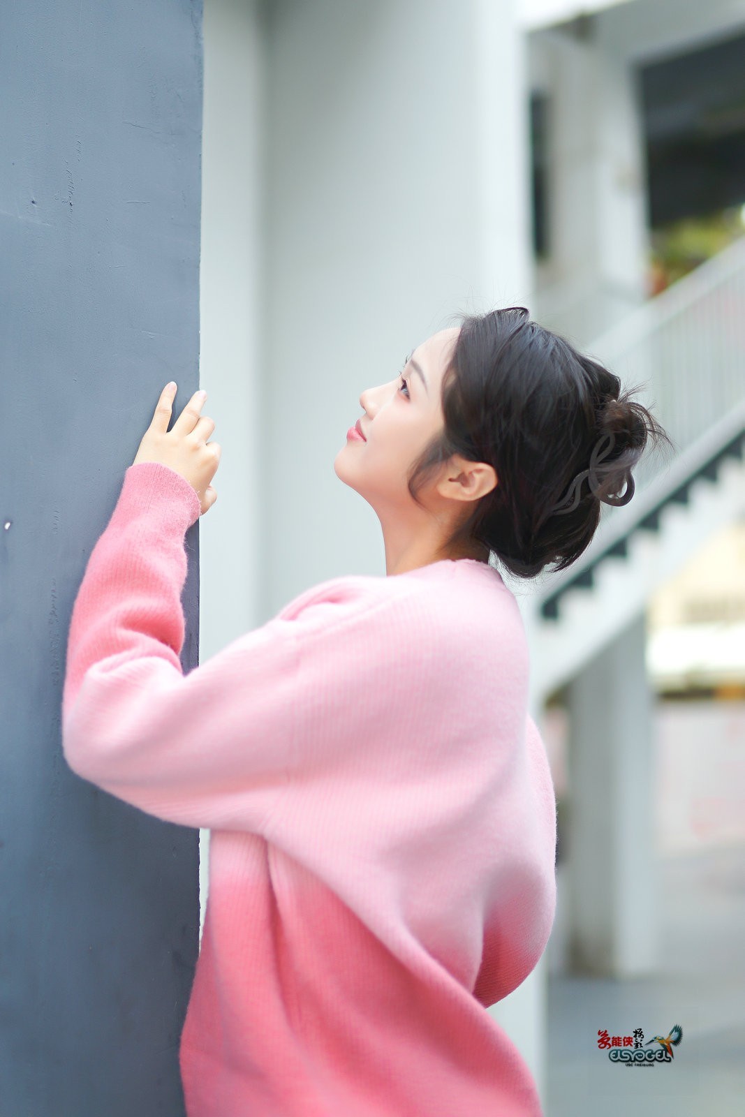 【冬日粉色少女】---小洁