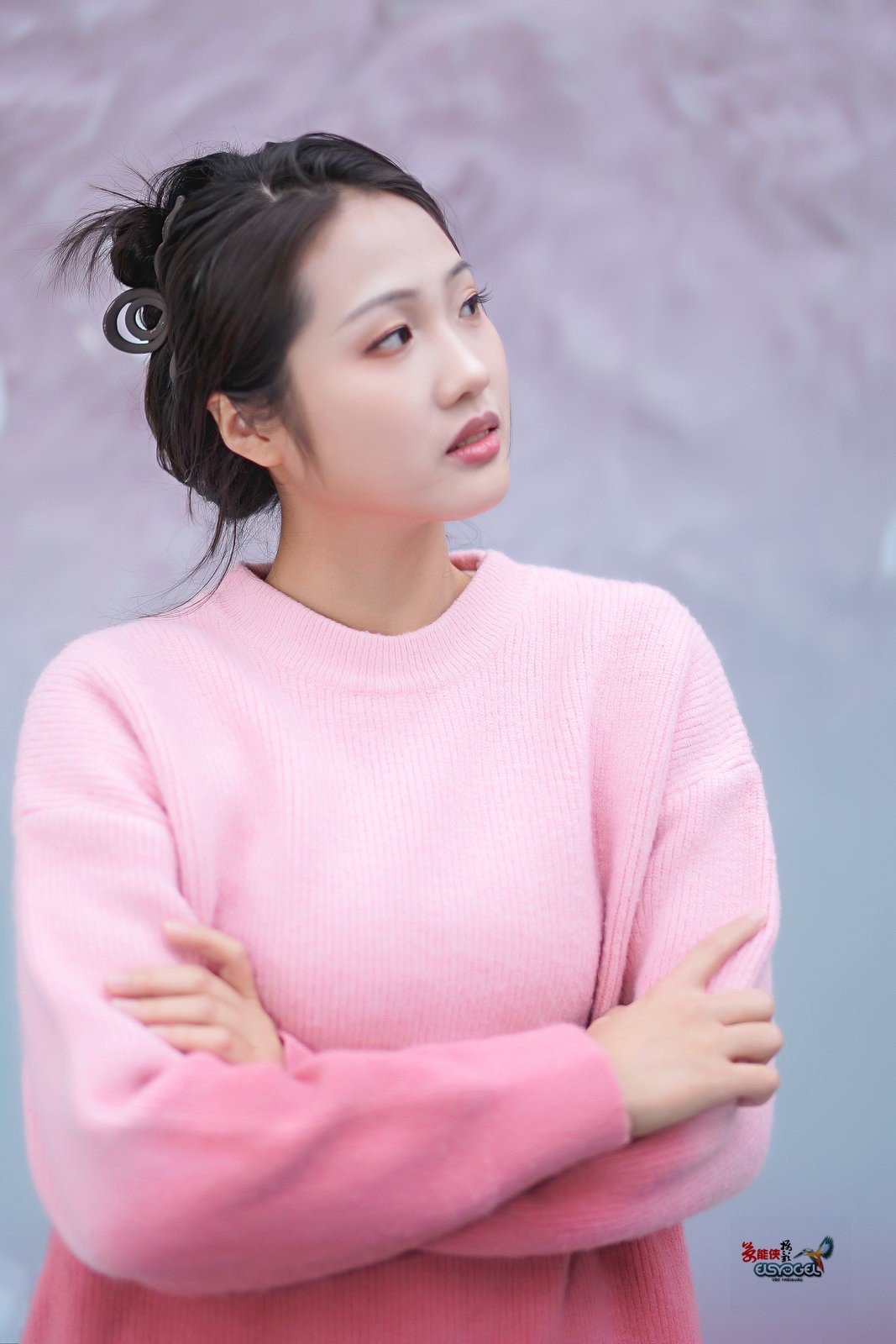 【冬日粉色少女】---小洁