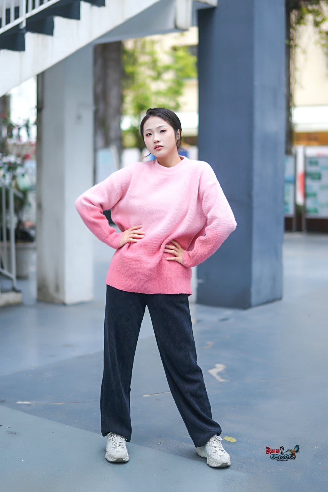 【冬日粉色少女】---小洁