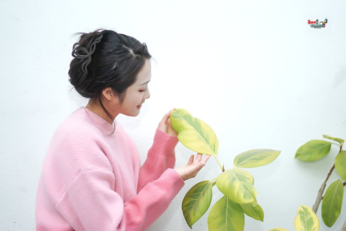 【冬日粉色少女】---小洁