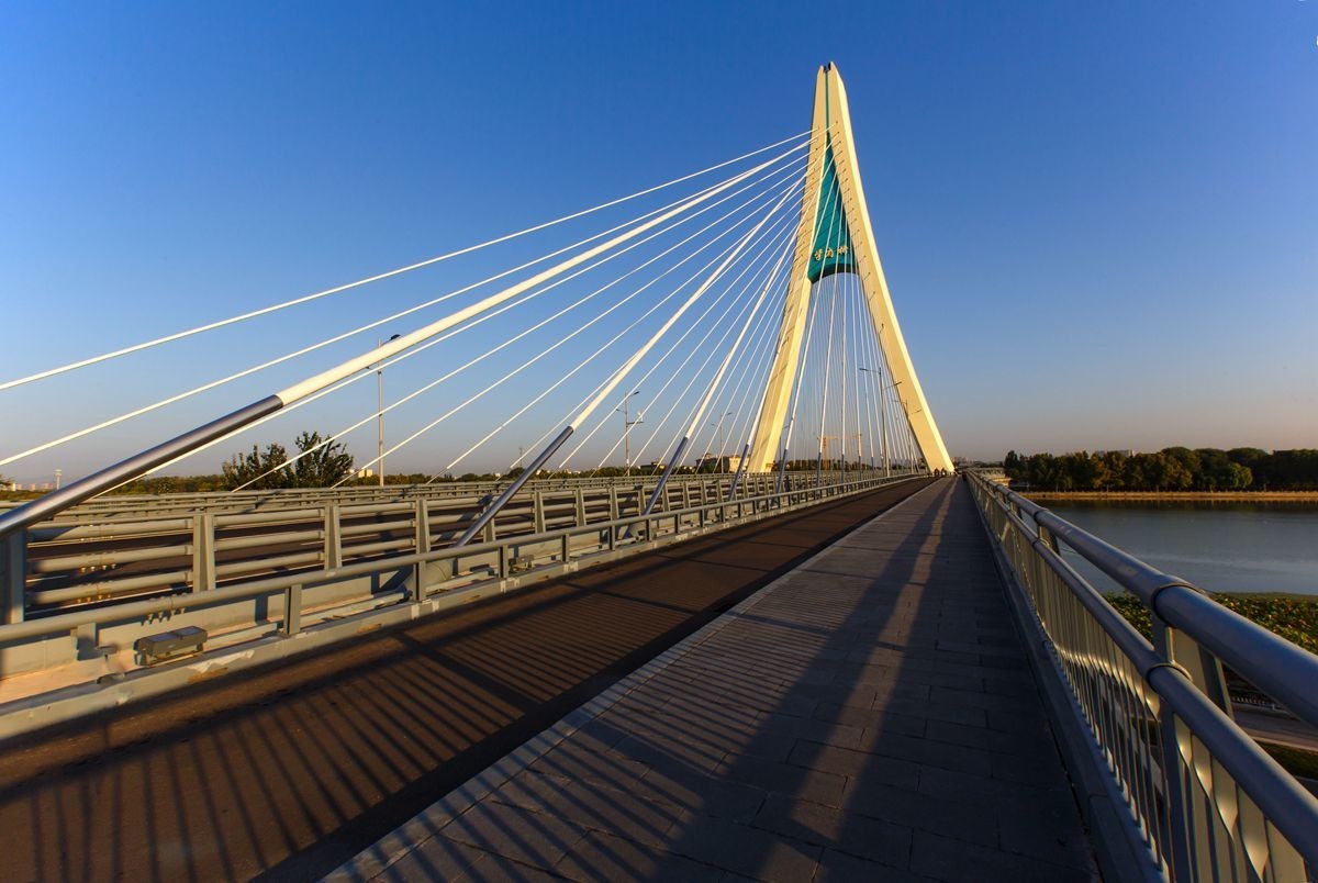 卧虎山公园的晨景