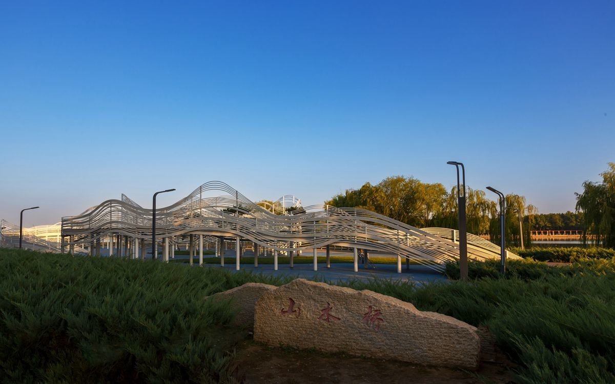 卧虎山公园的晨景