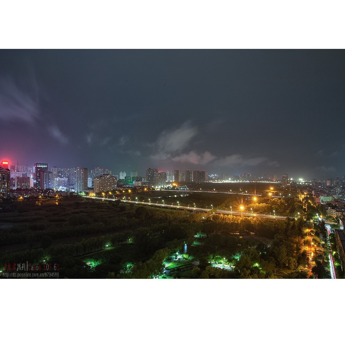 秦岭夜雨后
