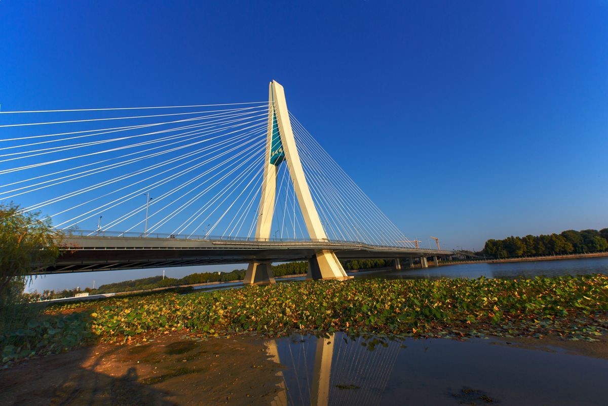 卧虎山公园的晨景