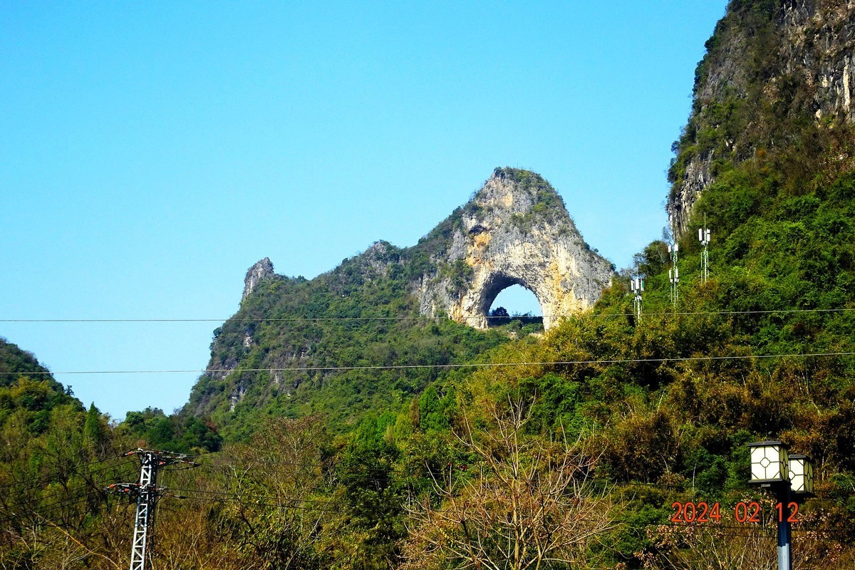 阳朔月亮山偶遇鸬鹚翁