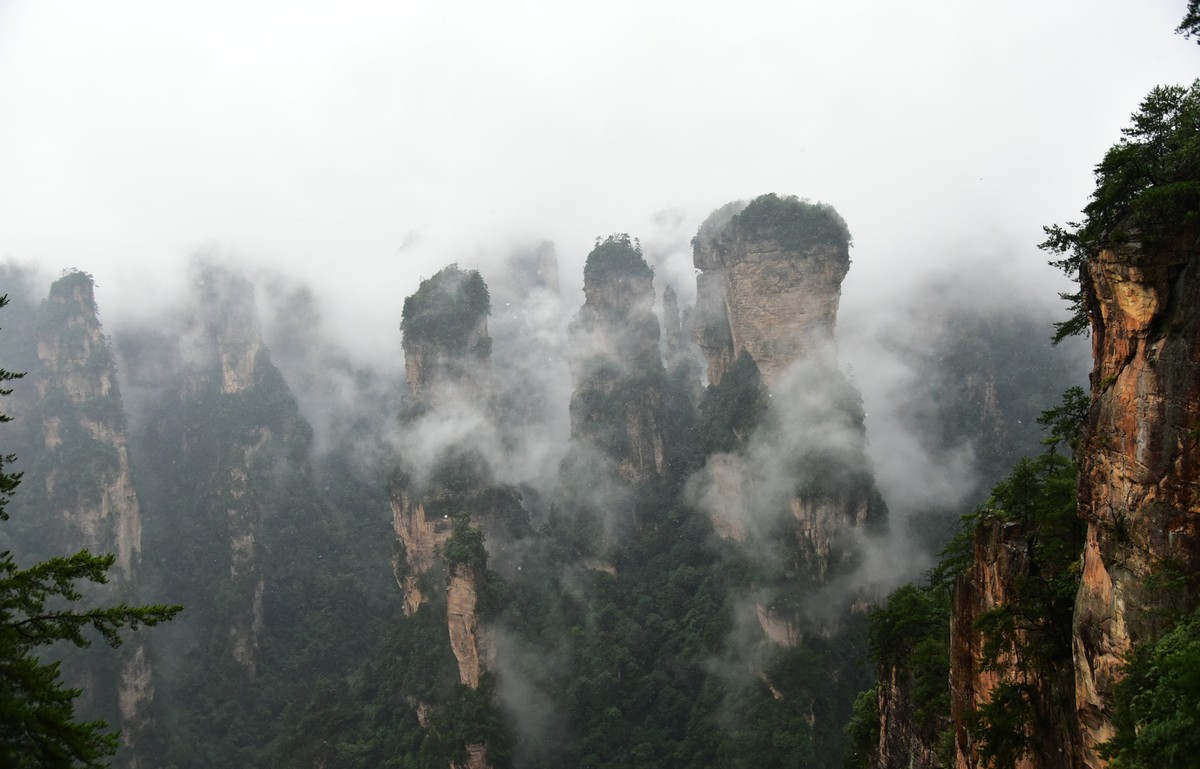 湖北张家界——天工神笔画丹青，遗落凡间醉苍生