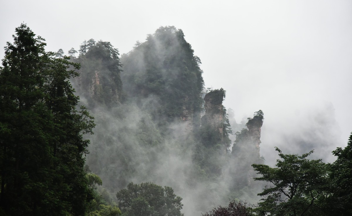 湖北张家界——天工神笔画丹青，遗落凡间醉苍生