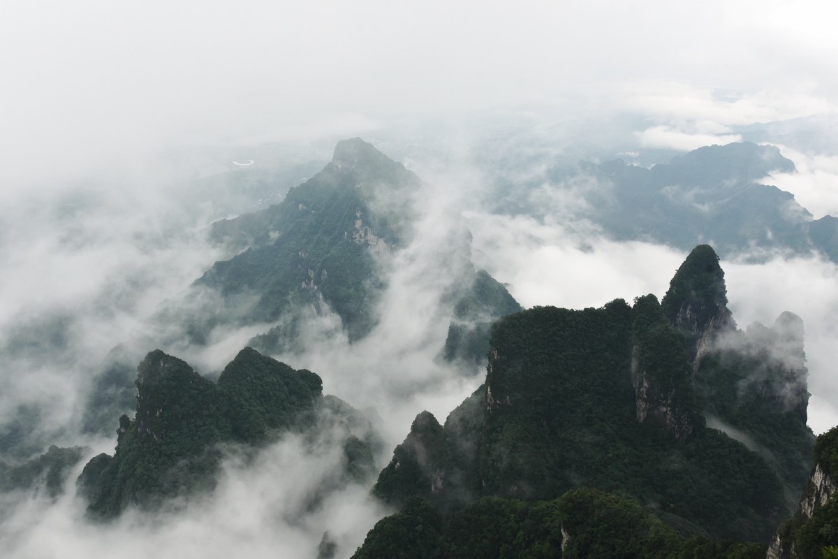 湖北张家界——天工神笔画丹青，遗落凡间醉苍生