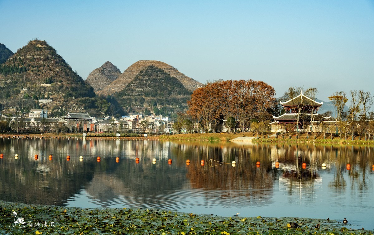 2025年第一拍，小寒节气，加油之城安龙，阳光明媚，晴空万里，吃完早餐到半水湖畔走了