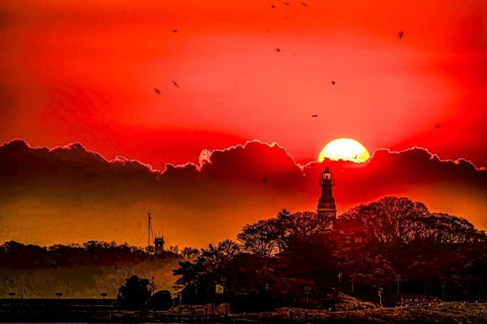 青岛小青岛日出