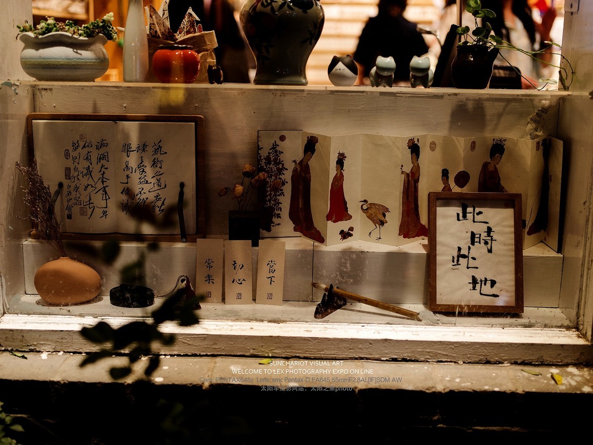 宾得645z中画幅相机拍南锣鼓巷夜景（二）