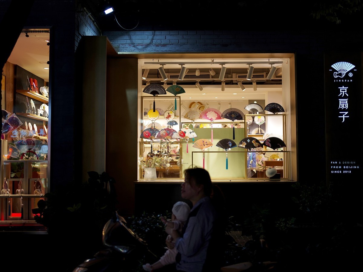 宾得645z中画幅相机拍南锣鼓巷夜景（二）