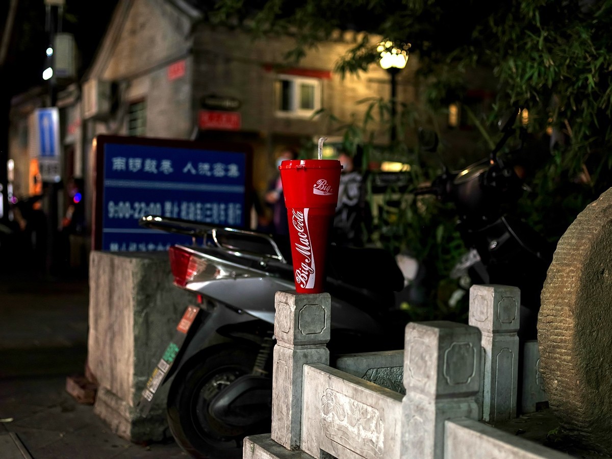 宾得645z中画幅相机拍南锣鼓巷夜景（二）